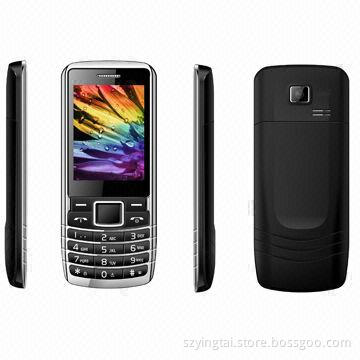 Super slim 2.4-inch unlocked feature phone with 32 + 16MB memory, GSM900/1,800MHz